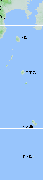 伊豆諸島地図