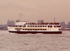 Boat for Statue of Liberty